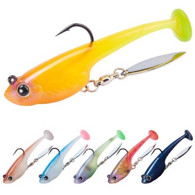 Duramax TPE Soft Fishing Lures with MUSTAD Hook, Easy Catch Swimbait with Enh...