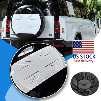Fuji White Spare Wheel Tire Tyre Cover Fits For Defender 90 110 130 2020-2026