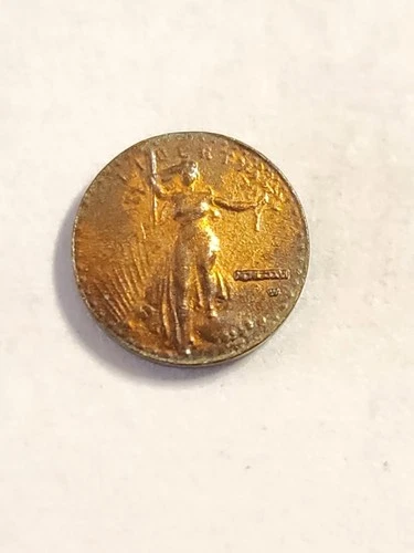 MINATURE 24K GOLD AMERICAN EAGLE $50