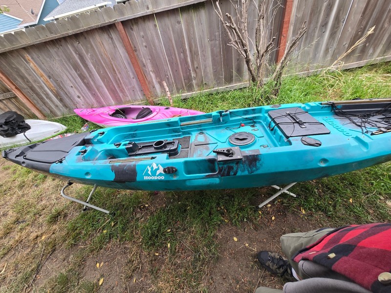 Hoodoo Tempest 120p Kayak Bare Hull Needs Repair