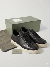 Tom Ford Womens Leather Low-Top Sneakers Size...