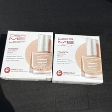 2x Dermelect Transfix Nail Restore and Repair Base Coat 0.4 fl oz