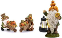 Herbstdeko Figur Kunstharz Zwerg KüRbis Deko FüR Innen AußEn Garten