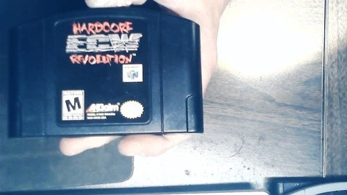 ECW Hardcore Revolution (Nintendo 64 N64, 2000) Cartridge Only RARE Tested Works