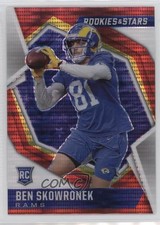 2021 Panini Rookies & Stars Rookies Red Pulsar Prizm Ben Skowronek #169 uk2