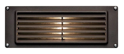 Hinkley 8 3/4" Wide Bronze Louvered LED Landscape Deck Light - Picture 6 of 8
