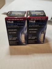 Tru Metrix Blood Glucose Test Strips New 2 Boxes 50 Strips Each