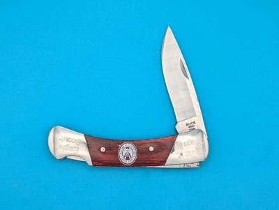 Vintage Buck 500 Duke Lockback Wood Handle Knife! *BSA DAVID R.  ABREGO III*