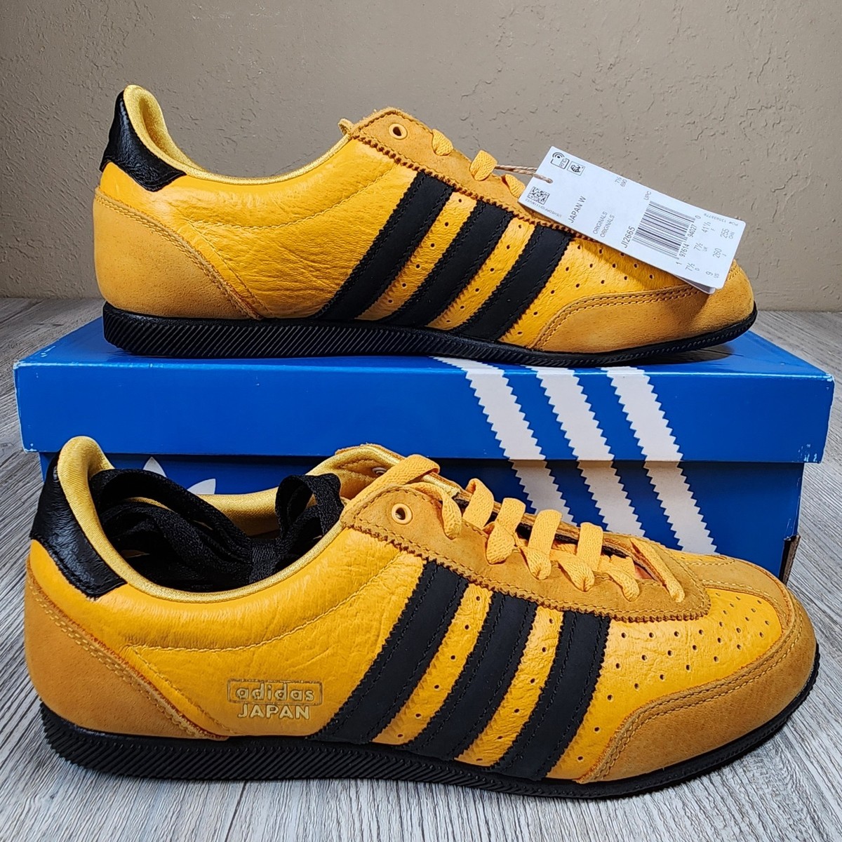 Adidas Originals Japan Sneaker Yellow/Black Womens Sizes 7