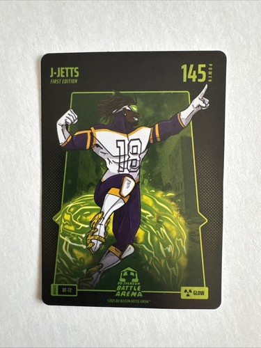 2025 Bo Jackson Battle Arena - J-Jetts Glow Battlefoil #BF-72- Justin Jefferson