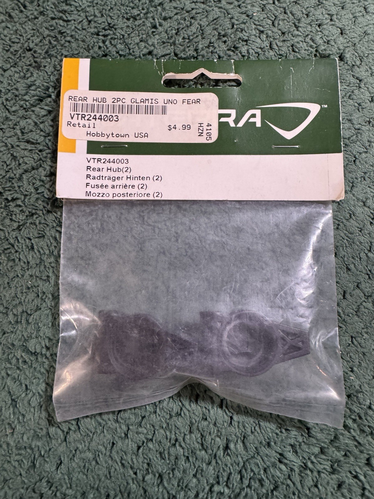 Vaterra VTR244003 Rear Hubs: 1/8 Glamis Uno & Fear