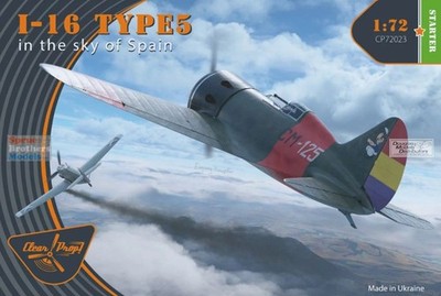 CLPCP72023 1:72 Clear Prop Models I-16 Type 5 'In the Skies of Spain'