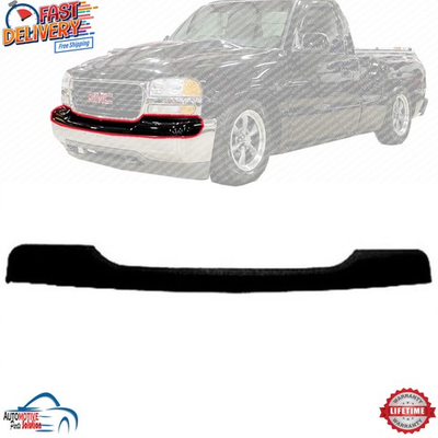 #ad NEW FRONT BUMPER TRIM MOLDING BLACK PLASTIC FOR 2001 2002 GMC SIERRA GM1044108 $160.20