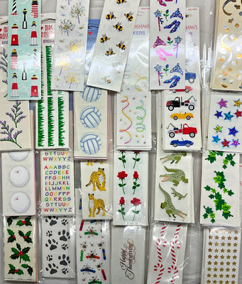 Mrs. Grossman's New Stickers Sticker Sheets Modules Mods You Choose, YOU PICK