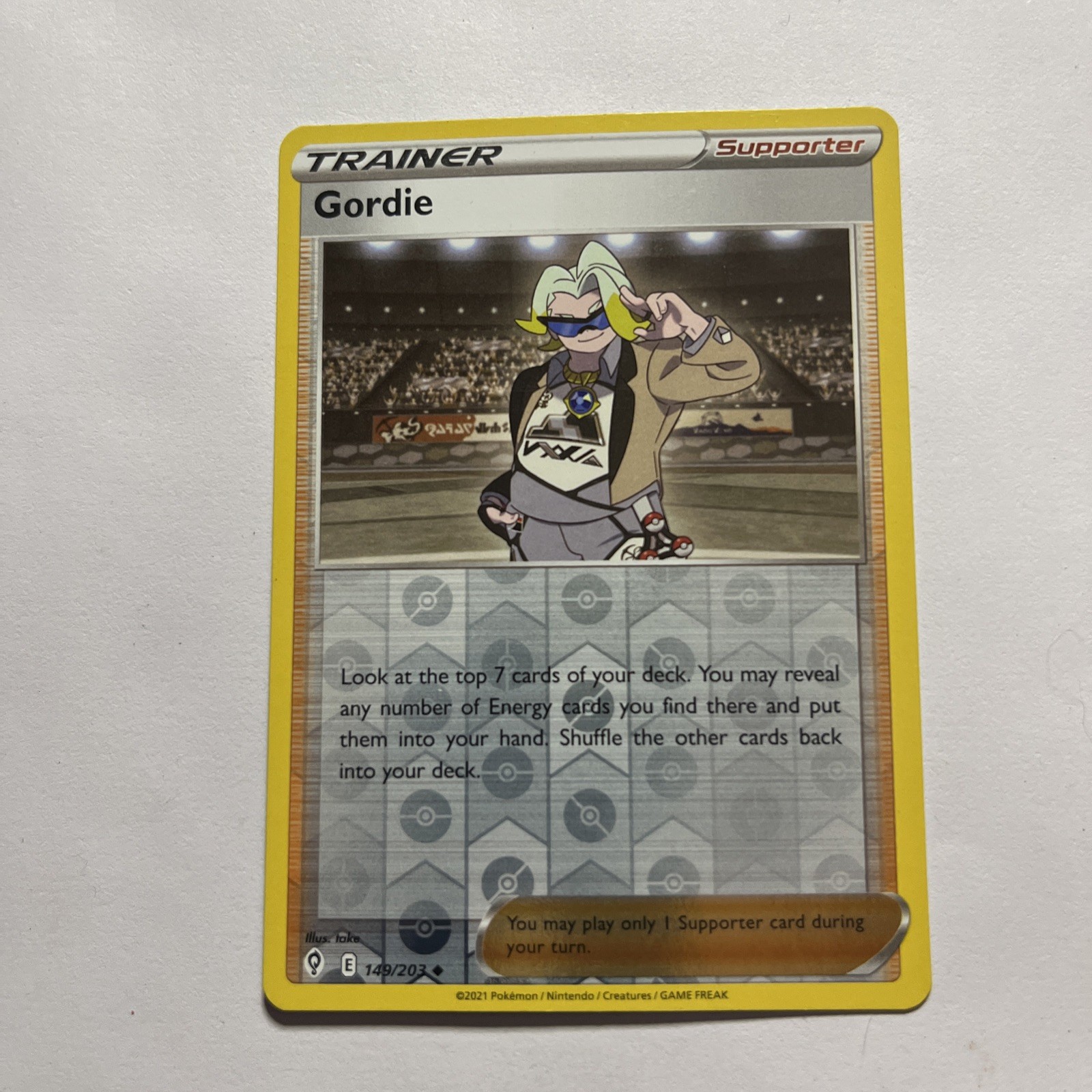 Gordie - 149/203 - Uncommon - Reverse Holo