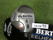 Callaway Big Bertha Steelhead 5 Wood Memphis 10 98 Uniflex Steel w HC Excellent
