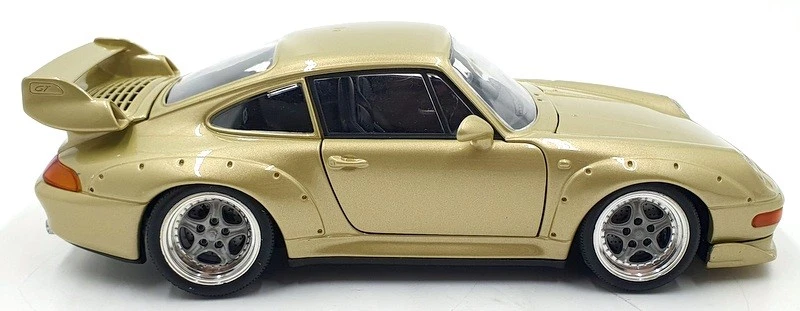 UT 1/18 Scale Diecast DC31323D - Porsche 911 GT - Gold - Image 4 of 4