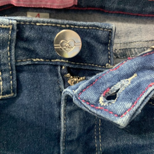 Pink Latte Distressed Stretchy Skinny Jean Girl size 4 - Picture 7 of 8