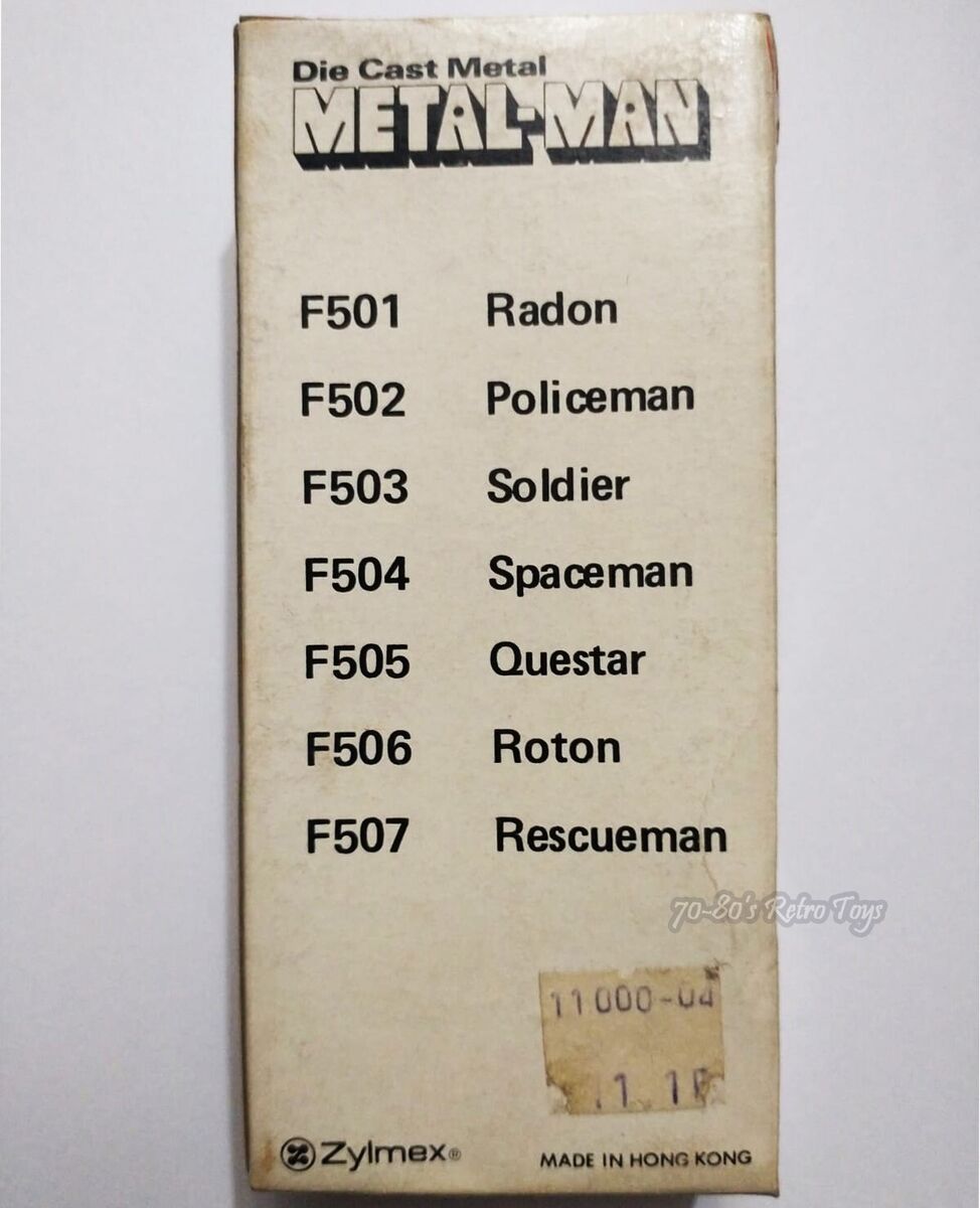 Vintage 1970's Metal Man Zee Toys Zylmex Questar 3.5 Vintage 1970's Metal Man Zee Toys Zylmex Questar 3.5