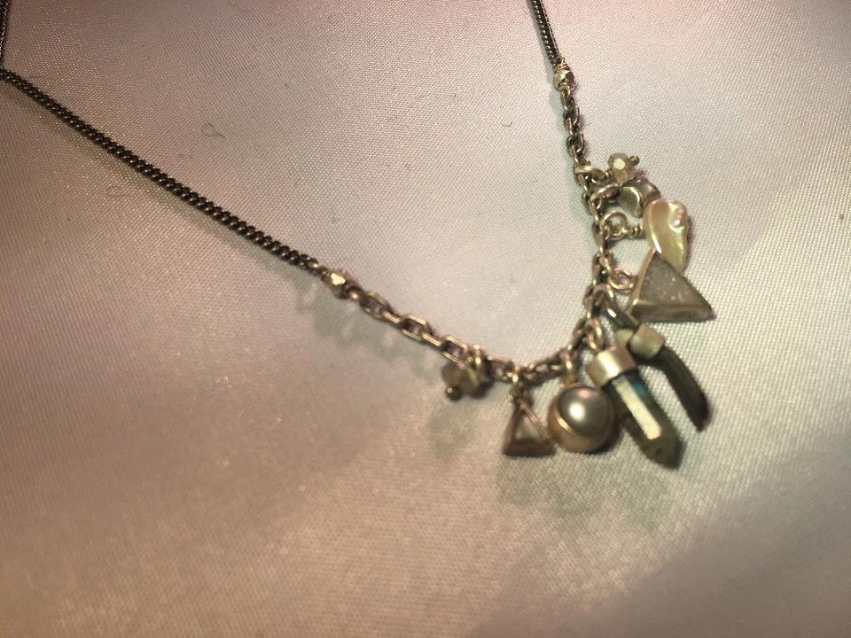 Chan Luu NWT Adj Sterling Silver White Semiprecious Stone Mix Necklace - Image 3 of 4