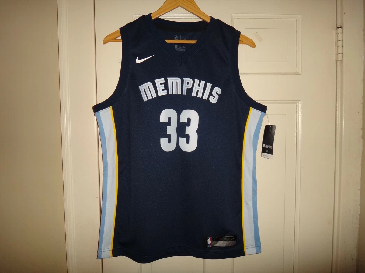 Men's Memphis Grizzlies Marc Gasol Nike White Swingman Jersey