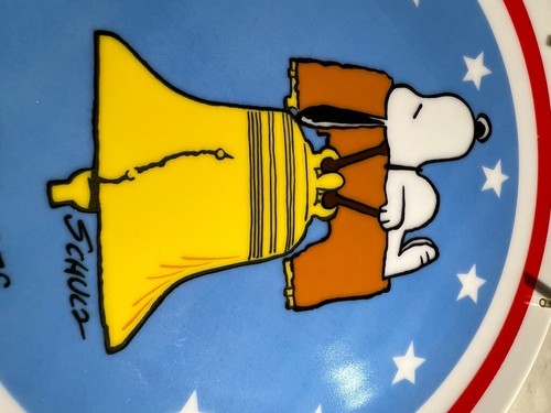 SCHMID 1776 - 1976 PEANUTS Bicentennial Plate SNOOPY by CHARLES SCHULZ 76' - Bild 6 von 12