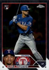2023 Topps Chrome Bubba Thompson #58 Texas Rangers 10B