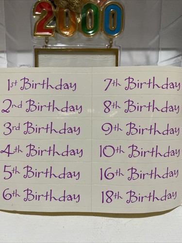 Heirloom Collection Carlton Cards Special 6th Birthday in 2000 Special Edition - Picture 3 of 6