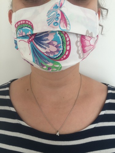 HAUSGEMACHTE BAUMWOLLSTOFF GESICHTSMASKE, MIT TASCHE FÜR FILTER (nicht enthalten) wiederverwendbar - Bild 25 von 198