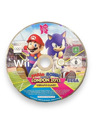 Wii Mario Sonic At The London 2012 Olympic Games Nintendo RVL-006 SEGA 