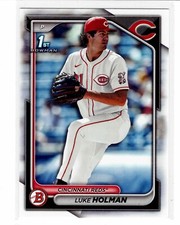 Luke Holman Cincinnati Reds  2024 Bowman Draft 1st Bowman
