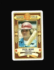 1982 Permagraphics PETE ROSE credit card PHILLIES Perma Graphics