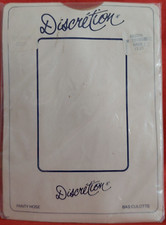 Vintage Pantyhose Discretion Color Beige Size M 110-130 lbs BWSI