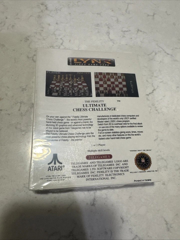Atari Lynx Ultimate Chess Challenge - Sealed! - Image 2 of 2