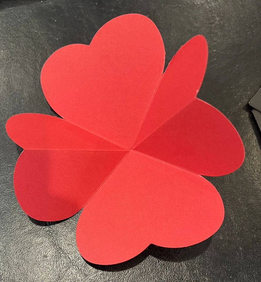 Tarjetas o insertos en blanco artesanales de 3"-4" negro y rojo - A0125 Foto 2 de 4