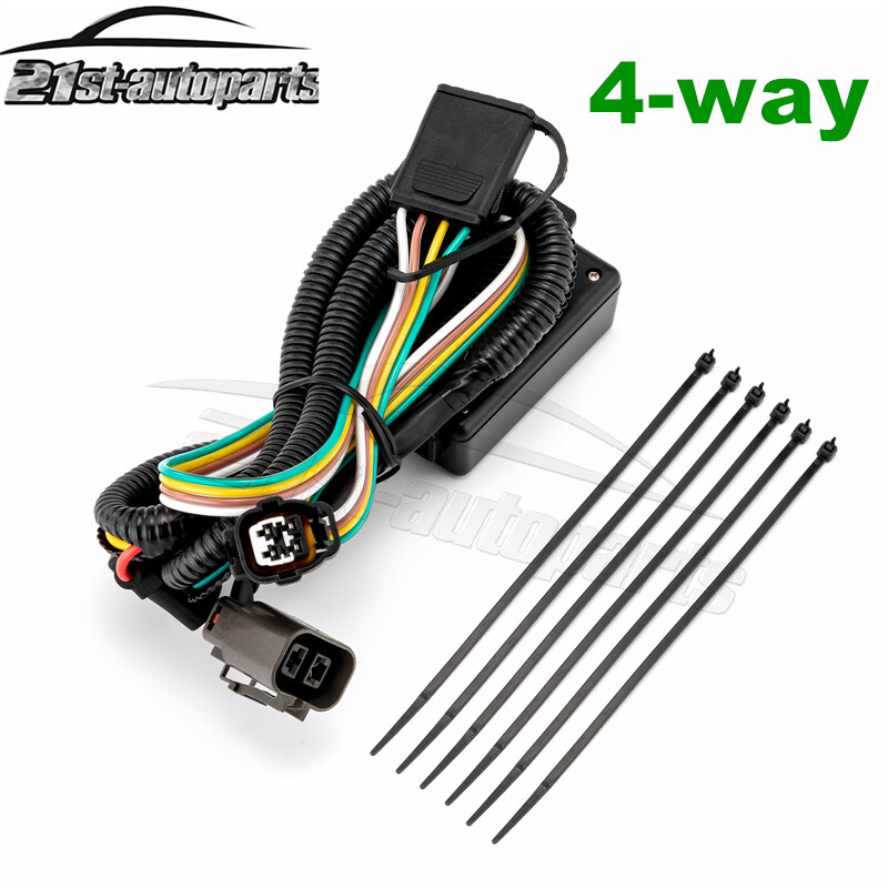 4 way trailer hitch wiring tow harness for hyundai santa fe kia