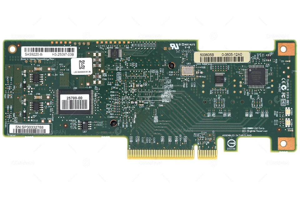 46C8933 IBM SERVERAID M1015 SAS SATA CONTROLLER PCI-E - SAS9220-8I, H3-25097-03B - Image 3 of 4
