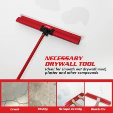 Goldblatt 32" Drywall Trowel Skimming Blade 0.3mm Stainless Steel Skimming Coat