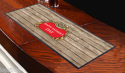 FATHERS DAY WOOD EFFECT BAR RUNNER GREAT GIFT IDEA L&S PRINTS PRESENT DAD