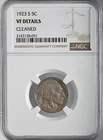 1923-S  5C BUFFALO NICKEL    NGC VF DETAILS "CLEANED"  #2147138-051