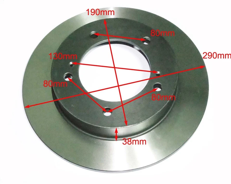 For Suzuki Samurai Sj410 Sj413 LH & RH Side Front Brake Disc With Caliper S2u - Image 3 of 4