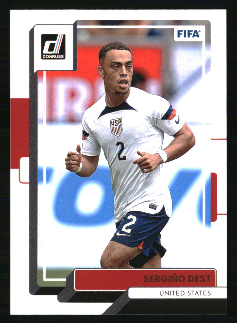 Sergino Dest 2022 Panini Instant US National Team #4 Soccer Trading Card
