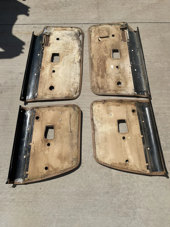 1980-88 AMC Eagle Wagon Tan Door Panels - Image 4 of 4