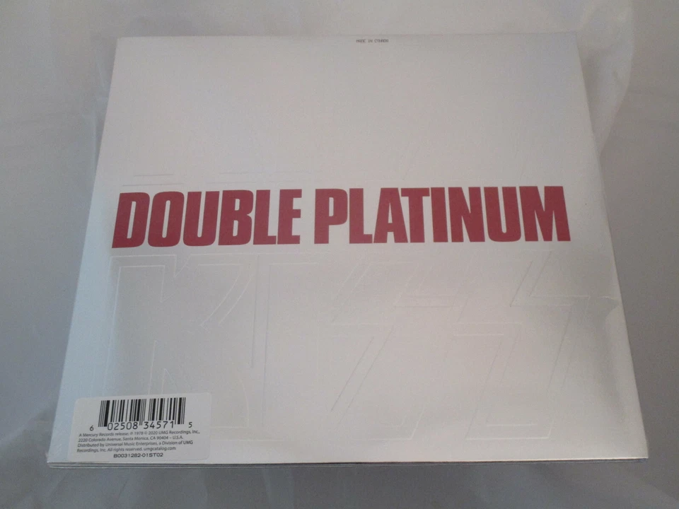 Kiss Double Platinum Sealed Vinyl Records LP USA 2020 Picture Disc Hype Sticker Foto 2 de 4