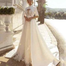 Gorgeous A Line Wedding Dress Tulle With Jacket Bride Gowns V Neck Tank