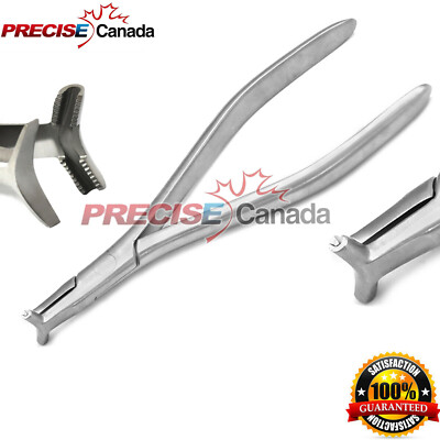 Orthodontic Slim Hammer Head Plier NITI Cinch Back Wire Forming Serrated Pliers