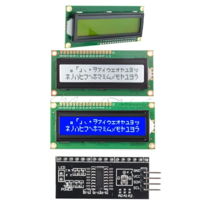 MARKENLOS DIY 1602LCD 1602 LCD HD44780 SPLC780D Display Module for Arduino Raspberry Pi