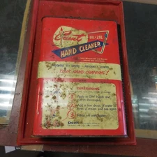 Cresset Hand Cleaner Sol-Zol  Tin Can Continer Vintage Empty Can