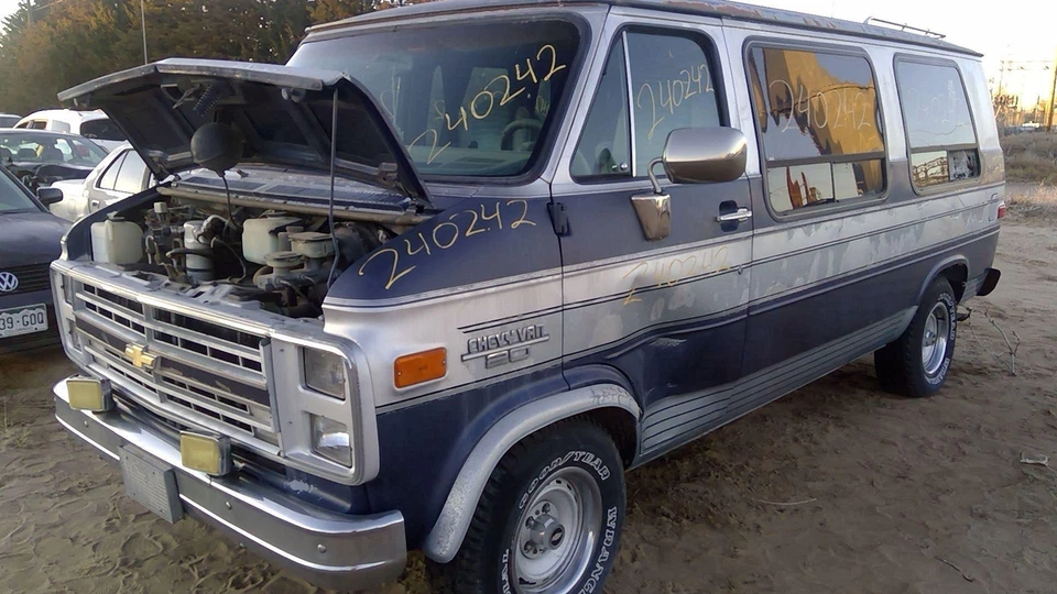 1987-1989 Chevy G20 Van полный комплект лопасти вентилятора охлаждения в сборе с оригинальным сцеплением 5,0 л - Изображение 3 из 4