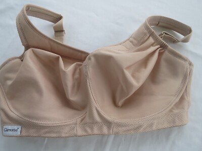 NWOT GLAMORISE Wire-Free Full Figure Beige Bra 36F